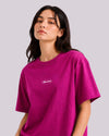 Women Relax Fit Tee - Hot Pink