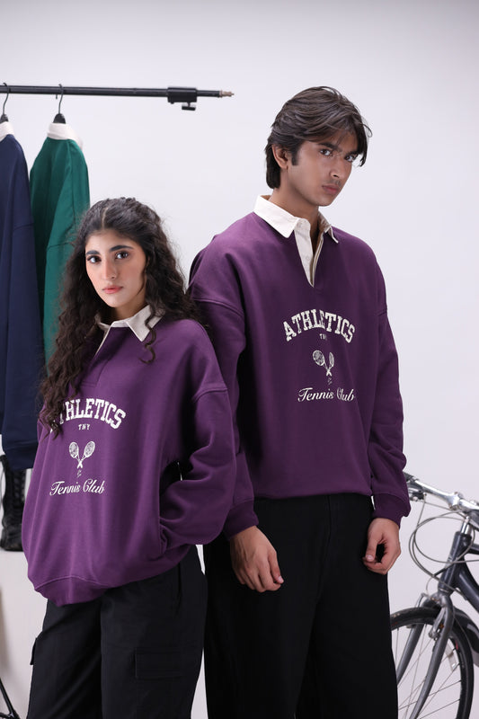 Classic Purple TNY Tennis Club Sweatshirt