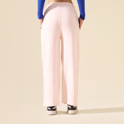 Pink Relax Fit Fleece Unisex Trouser