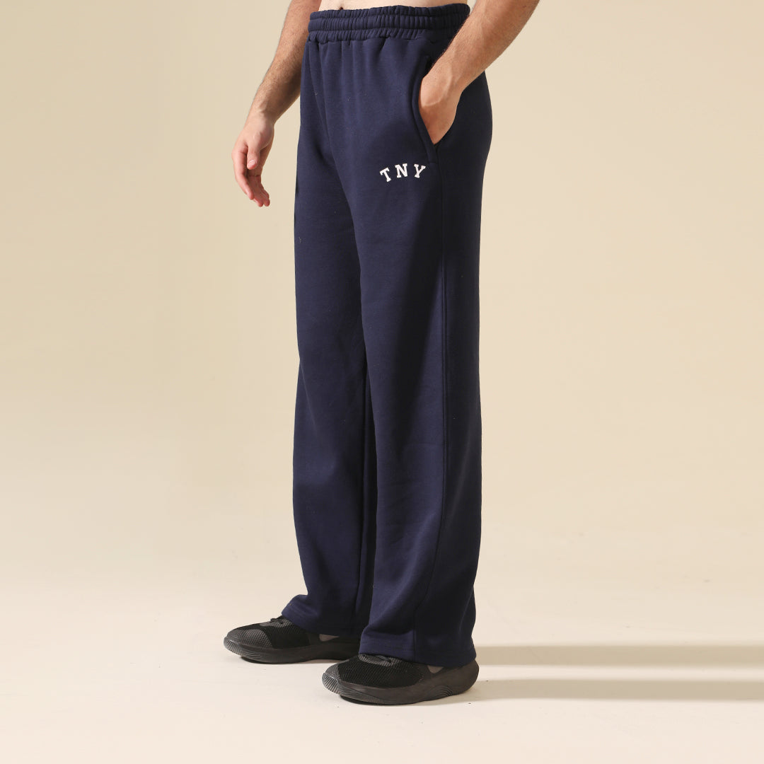 Navy Relax Fit Fleece Trouser