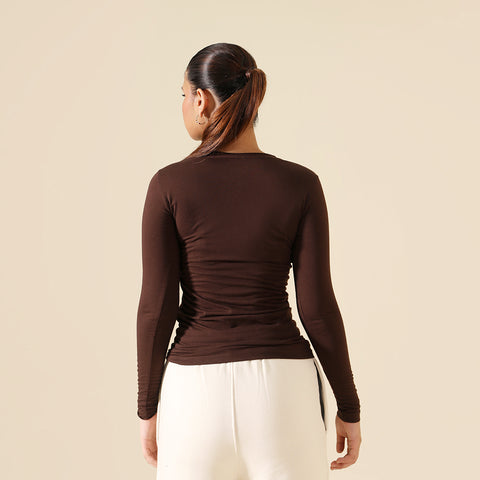 24/7 Women's Full Sleeve - Brown