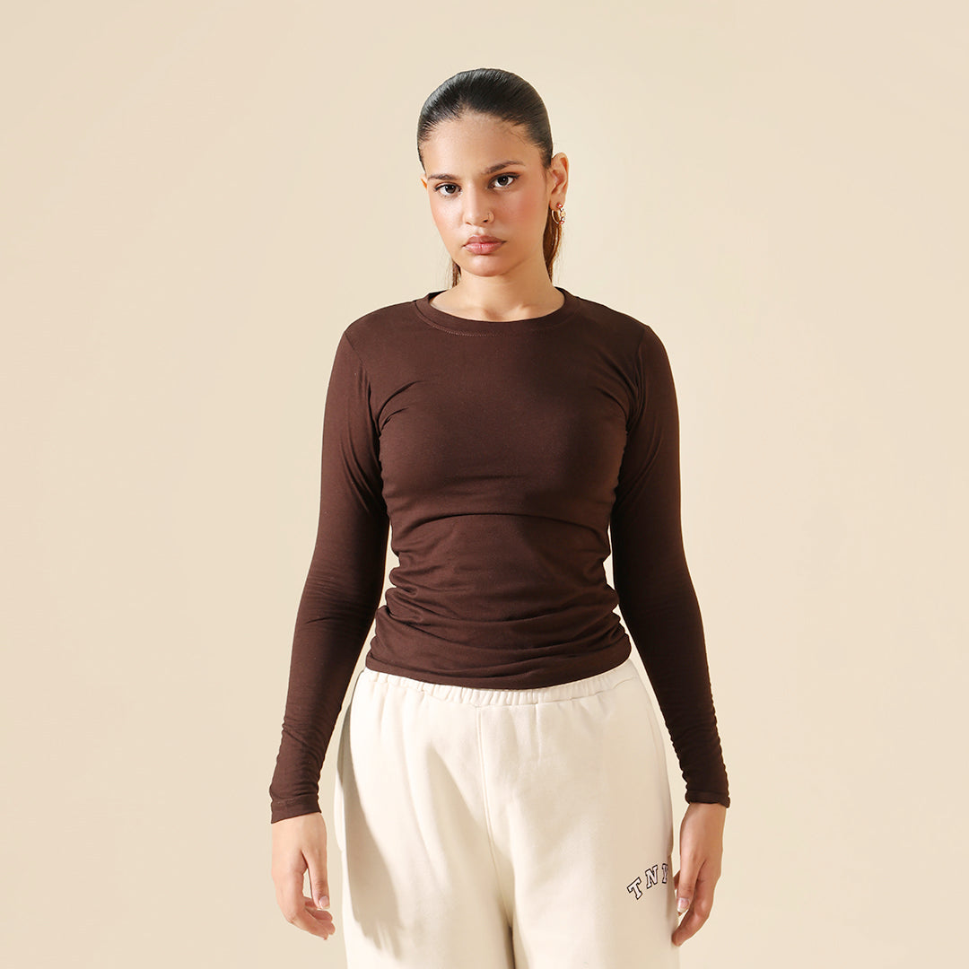 24/7 Women's Full Sleeve - Brown