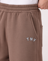 TNY Relax Fit Fleece Unisex Trouser - Mocha