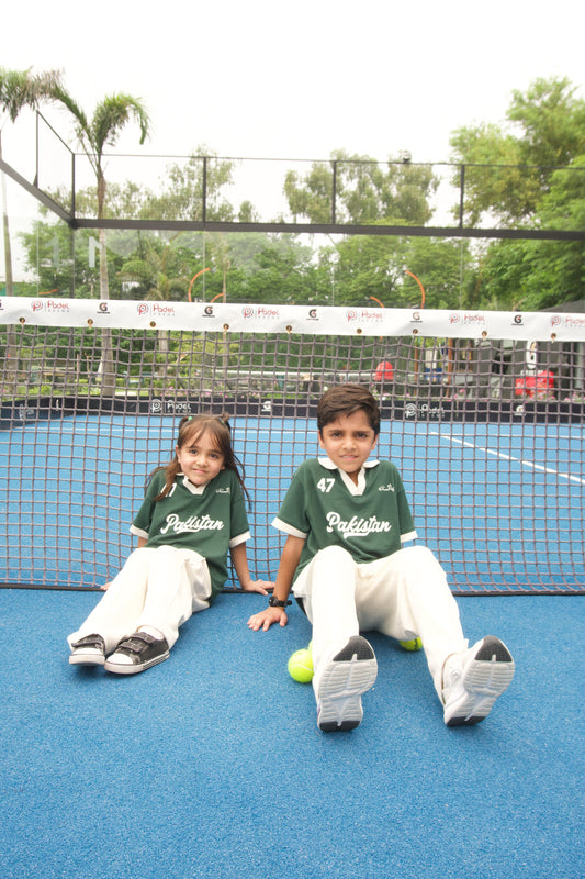 Pakistan Oversized Knitted Polo Kids