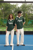 Pakistan Oversized Contrast Collar Knitted Polo Unisex