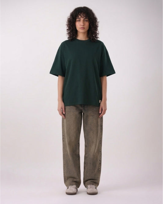 Moss Green Oversized T-shirt