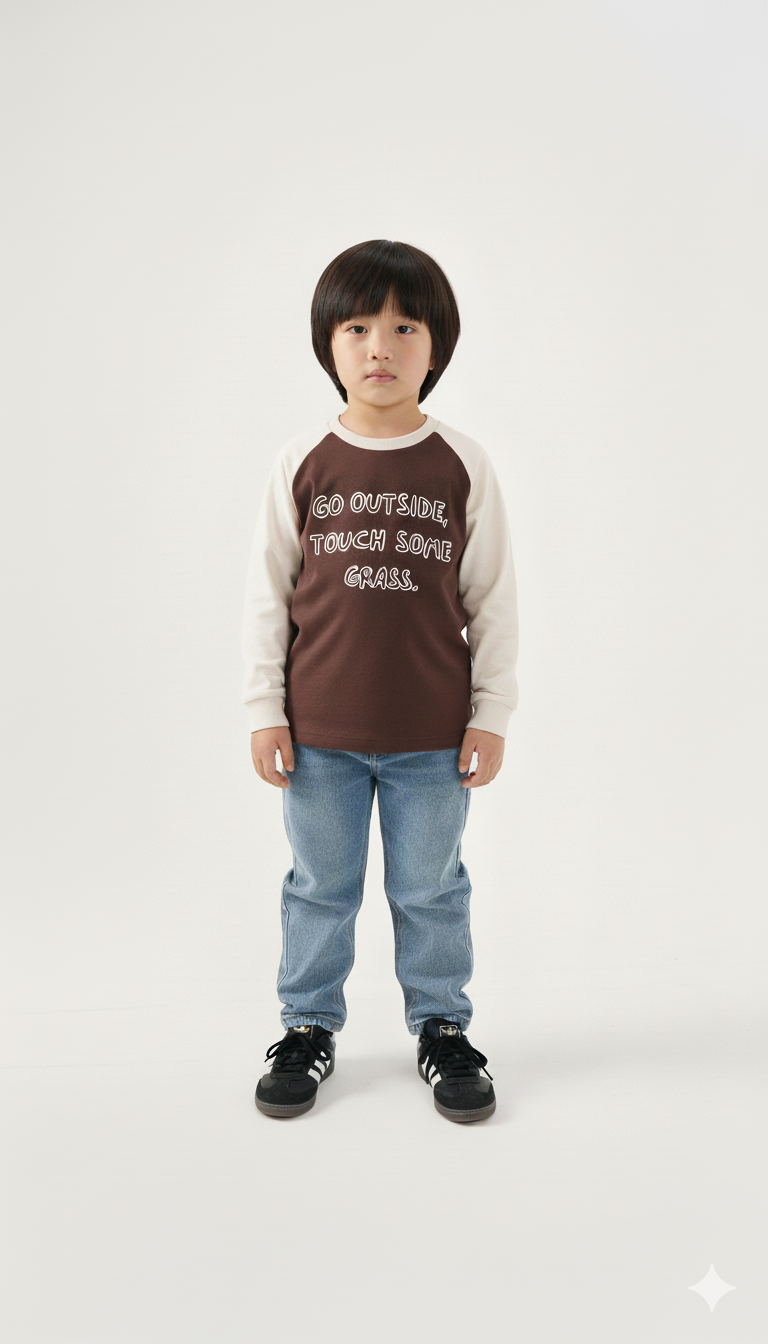 Thought Some Grass Full sleeve Raglan
