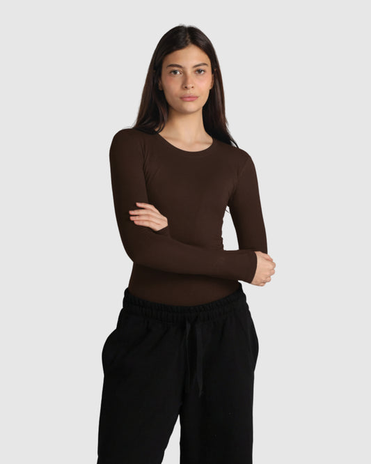 24/7 Women's Full Sleeve - Brown