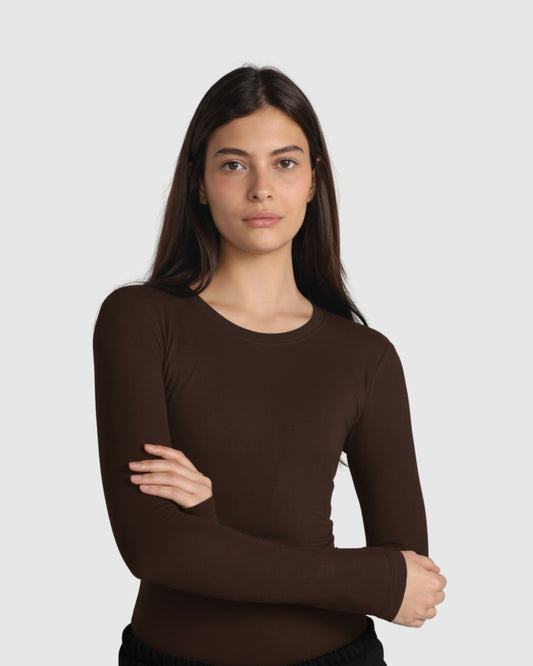 24/7 Women's Full Sleeve - Brown