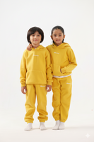 Yellow Tooney Kids Fleece Co-ord Set