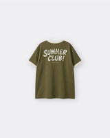Oversized Ringer Kids T-shirt Olive