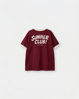 Oversized Ringer Kids T-shirt Maroon
