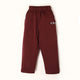 Burgundy Bliss Relax Fit Fleece Trouser