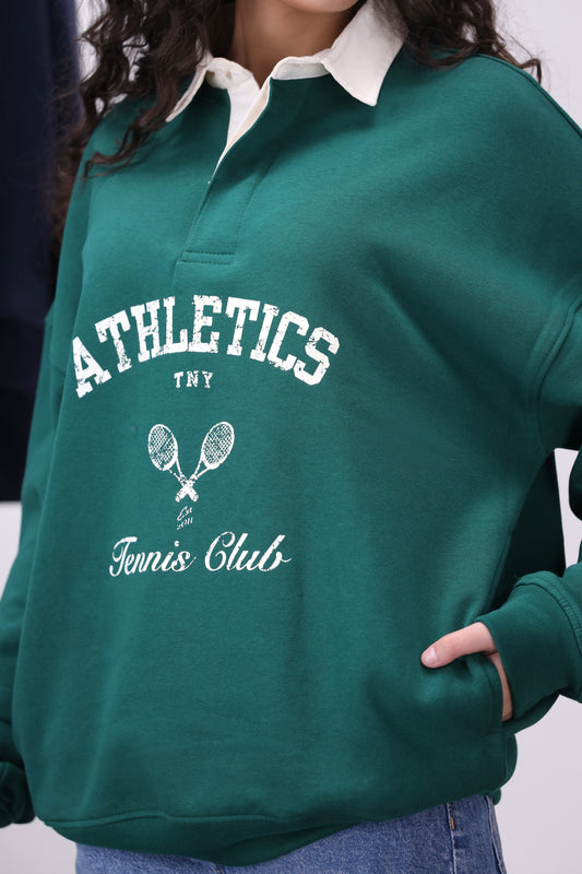 Classic Green TNY Tennis Club Sweatshirt