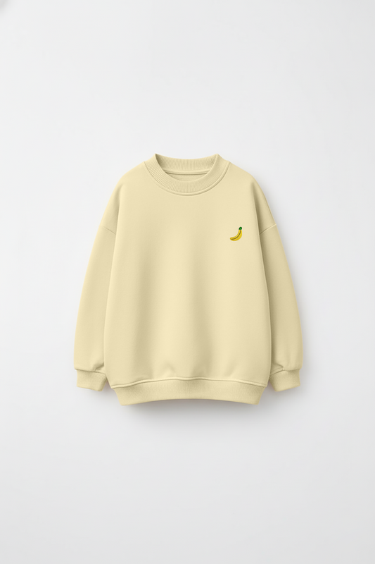 Banana Drop Shoulder Sweatshirt