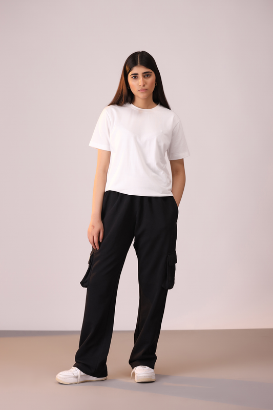 V2 Essential Unisex Cargo Trouser Black
