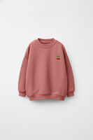 Cherry Drop Shoulder Sweatshirt