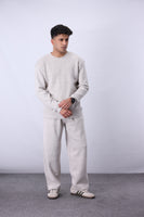 Nantucket Textured Knit Sweatset - Oatmeal