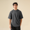 Dark Smoke Grey Oversized T-shirt
