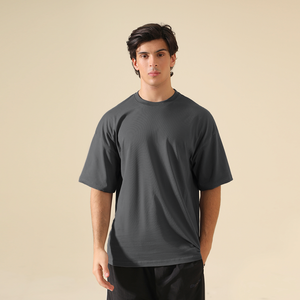 Dark Smoke Grey Oversized T-shirt