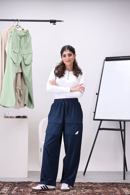 White Ribbed Women's Henley