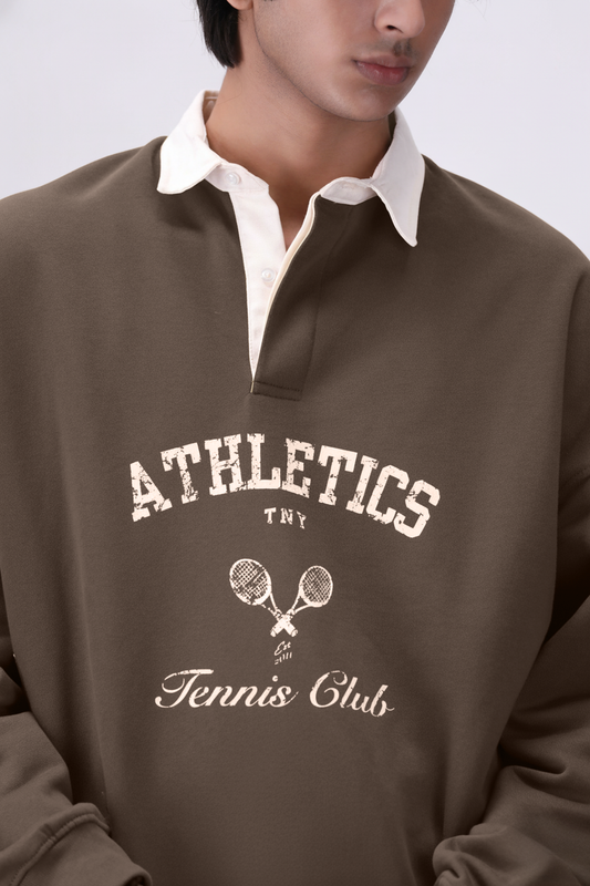 Classic Mocha TNY Tennis Club Sweatshirt