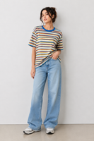 Multi Stripe Relaxed Fit Tee