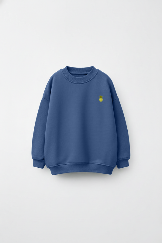 Pineapple Drop Shoulder Sweatshirt