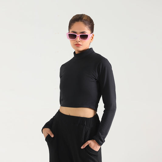 Black Turtle Neck Women